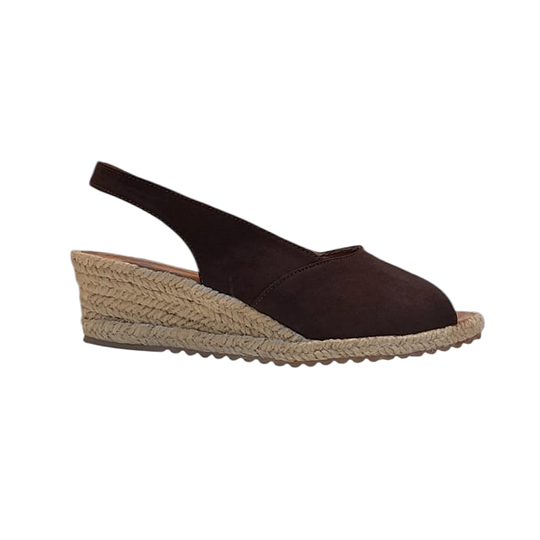 ESPADRILLE ALGARVE CAFÉ SALTO 3,5 CM