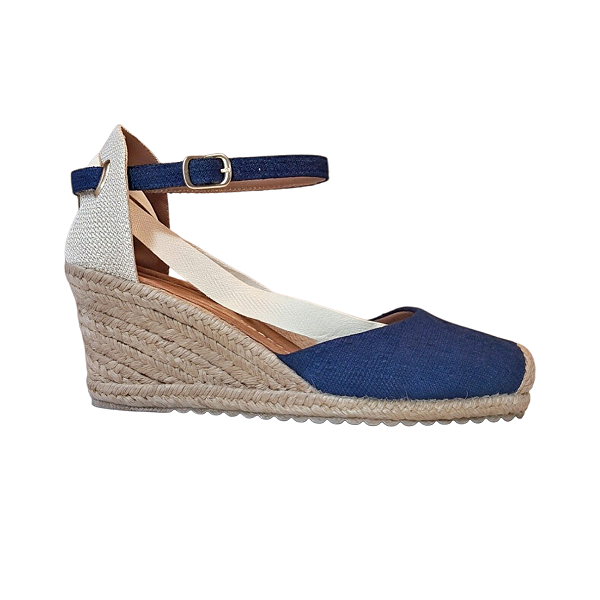 ESPADRILLE ANABELA IVI MARINHO SALTO 5,5 CM