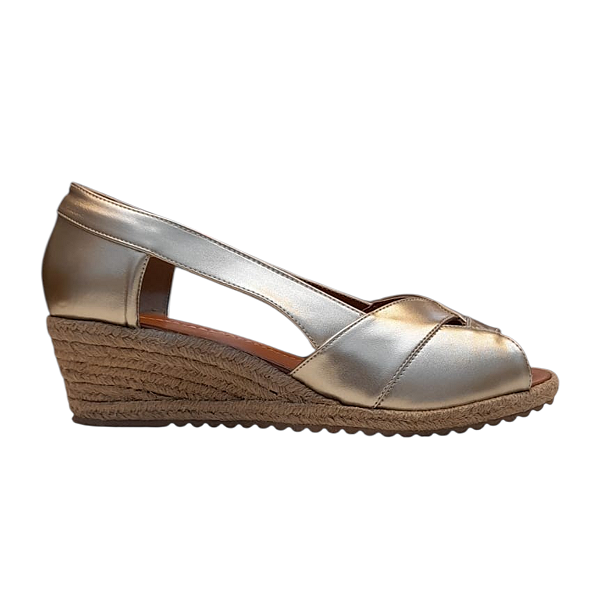 Espadrille Sanremo Champagne salto 3,5 cm