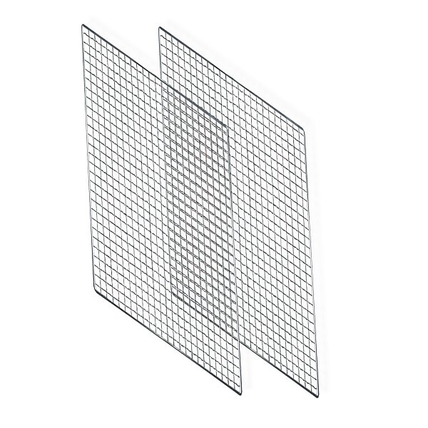 Acessório Desidratador Modelo 6 ou 8 - Par de Bandeja De Inox - Kit com 2 unidades