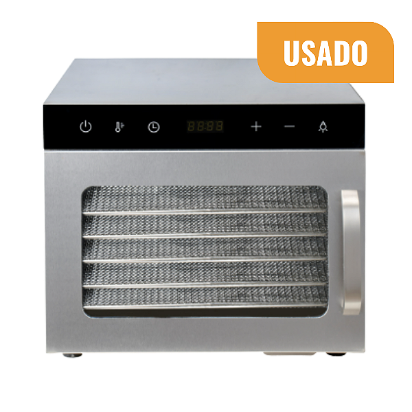 USADO - Desidratador Alimentos 500W 6 Bandejas / Teflon Timer