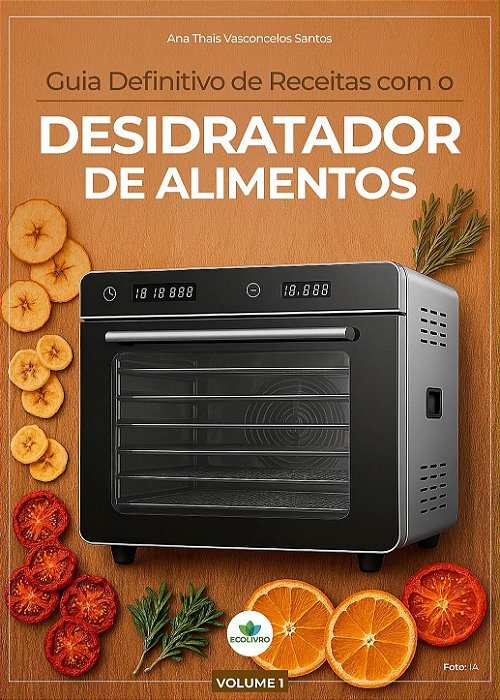 E-book Guia de receitas com o desidratador de alimentos vol1