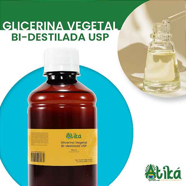 Glicerina Vegetal Bi-destilada USP
