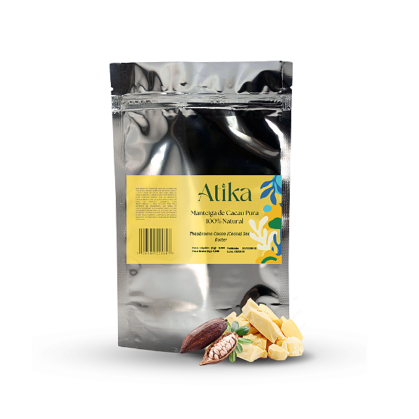 Manteiga de Cacau Pura 100% Natural