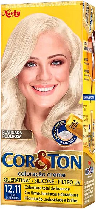 Coloração Cor e Ton 12.11 Louro Platinado