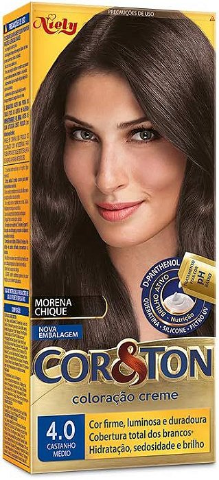 Coloração Cor e Ton 4.0 Castanho Médio