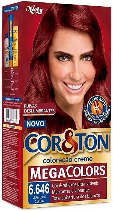Coloração Cor e Ton 6646 Verm Cereja