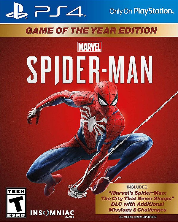 Marvel's Spider-Man Game of the Year Edition Ps4 Digital