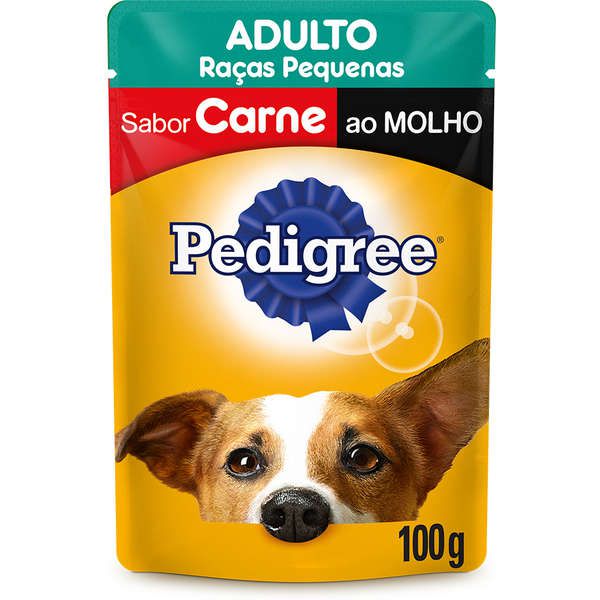 Ração Úmida Pedigree Sachê Cães Adultos de Raças Pequenas