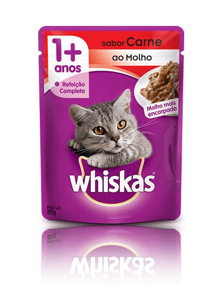 Ração Úmida Whiskas Sachê Adulto  85 gr