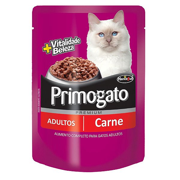 Ração Úmida Hercosul Primogato Sache 85 gr