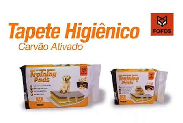 Tapete Higiênico Fofos 60 cm x 80 cm - 14 unidades