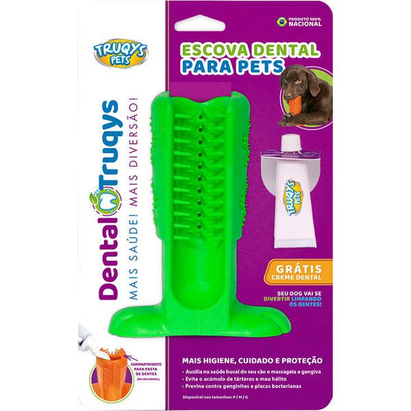 Escova Dental Truqys Pets para Cães pequena