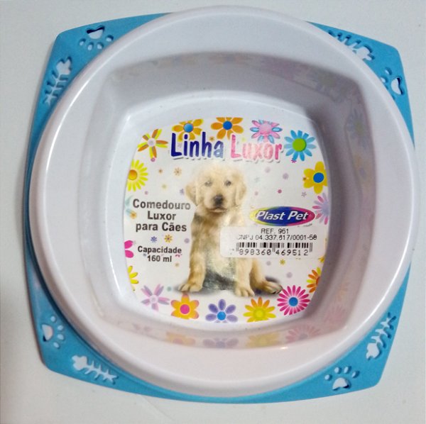 Comedor Linha Luxor 160 ml Plast Pet