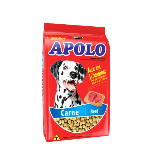 Ração Hercosul Apolo Todas as Raças Sabor Carne Premium