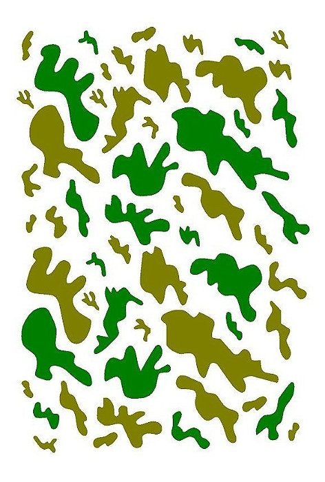 Stencil Camuflado Multcam