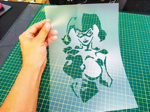 Stencil Arlequina para Pinturas e Aerografias - 2R210