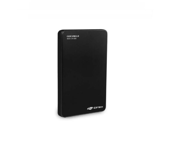 Gaveta Externa p/ HD C3tech 2.5 Sata Usb 2.0 CH200BK Preta – 8566