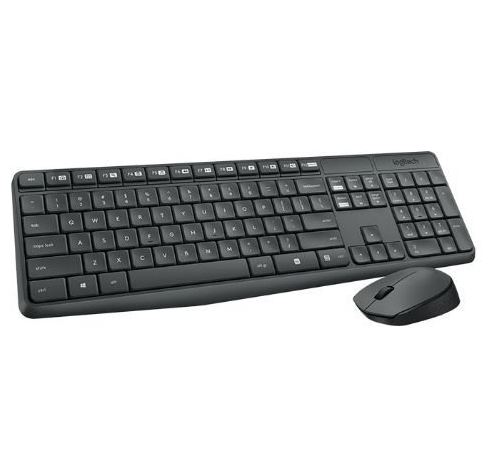 Kit Logitech Teclado e Mouse S/fio Mk235 Preto - 8314