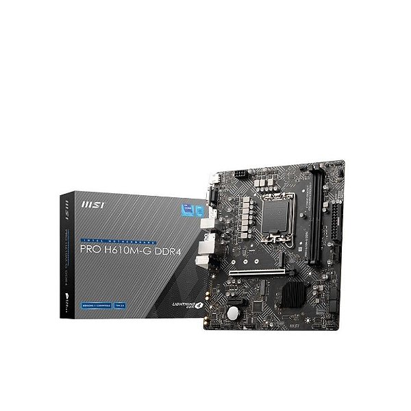Placa Mãe H610M-G MSI PRO LGA 1700 MATX DDR4 M2 - 12294