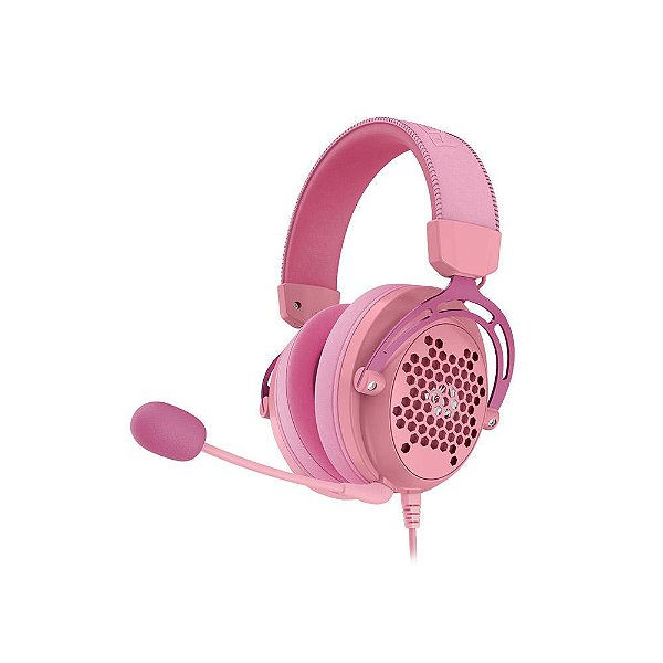 Headset Gamer Redragon Diomedes 7.1 Rosa H388P - 12365