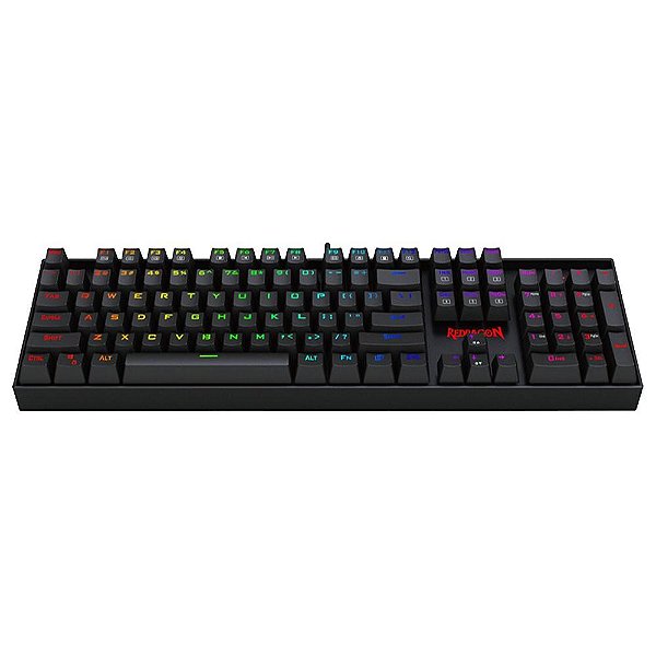 Teclado Mecânico Gamer Redragon Mitra RGB Switch Marrom ABNT2 - 12368