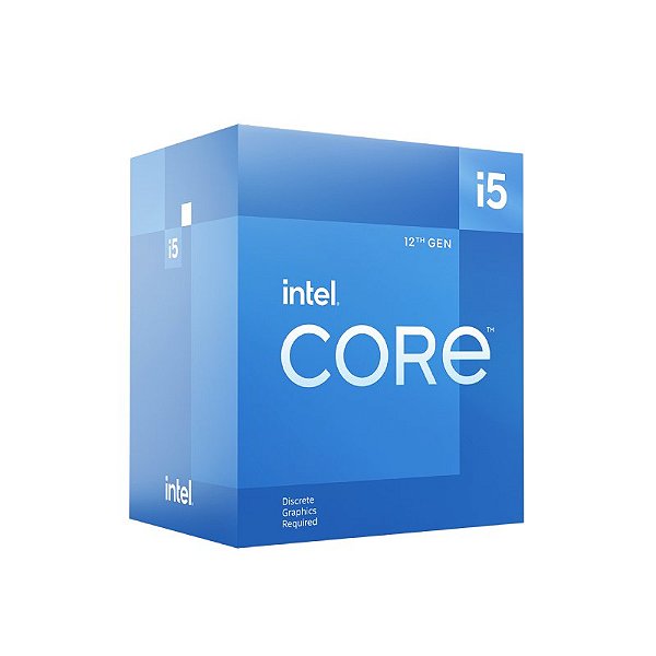 Processador Intel Core I5-12400F Alder Lake 2,50 GHZ 18MB - BX8071512400F - sem Video ON Board