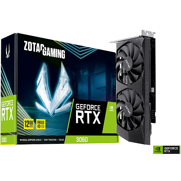 PLACA DE VIDEO 12GB RTX 3060 ZOTAC GDDR6 192BITS ZT-A30600P-10M - 12910