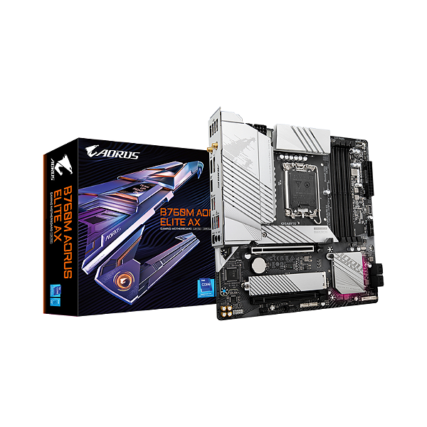 Placa MAE Gigabyte B760M Aorus Elite AX - Wifi - Intel 1700 DDR5 - Matx - M.2 Nvme - Hdmi/displayport
