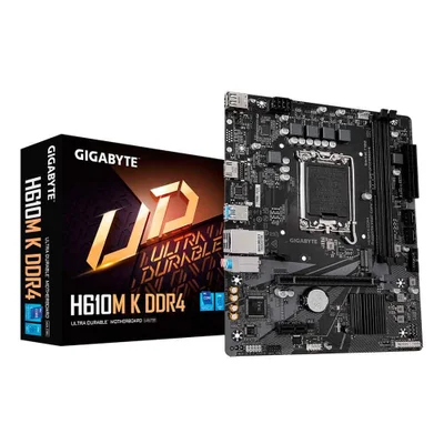 PLACA MAE GIGABYTE H610M-K DDR4 2.0 HDMI 2.0 LGA 1700 - 13237