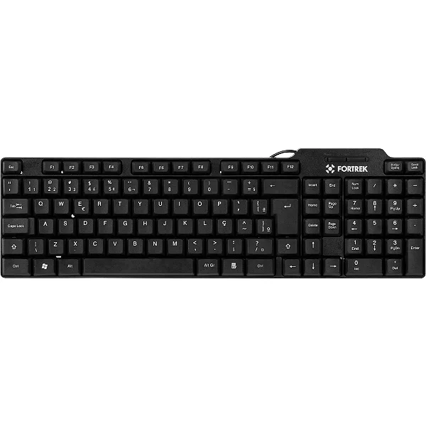 TECLADO FORTREK USB ABNT2 SKL106 PRETO - 13349