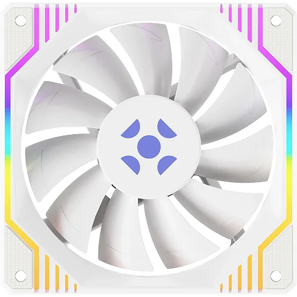 COOLER P/ GABINETE FORTREK FROSTY RAINBOW BRANCO - 13376
