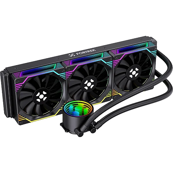 WATER COOLER FORTREK 360MM BREEZY INTEL/AMD PRETO RGB - 13571
