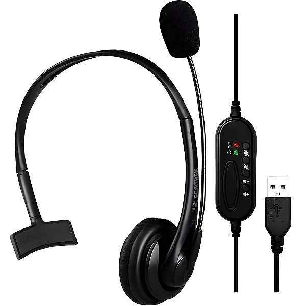 HEADSET FORTREK OFFICE USB FK731A - 13577