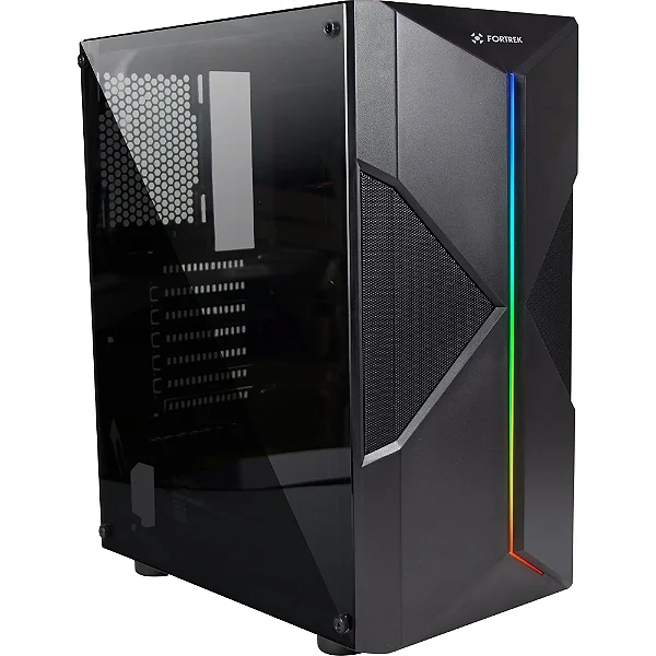 GABINETE FORTREK HOLT ATX RGB MID TOWER - 13628