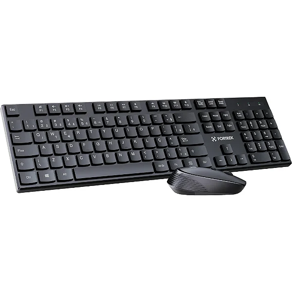 KIT TECLADO E MOUSE FORTREK WIRELESS CW11 - 13750