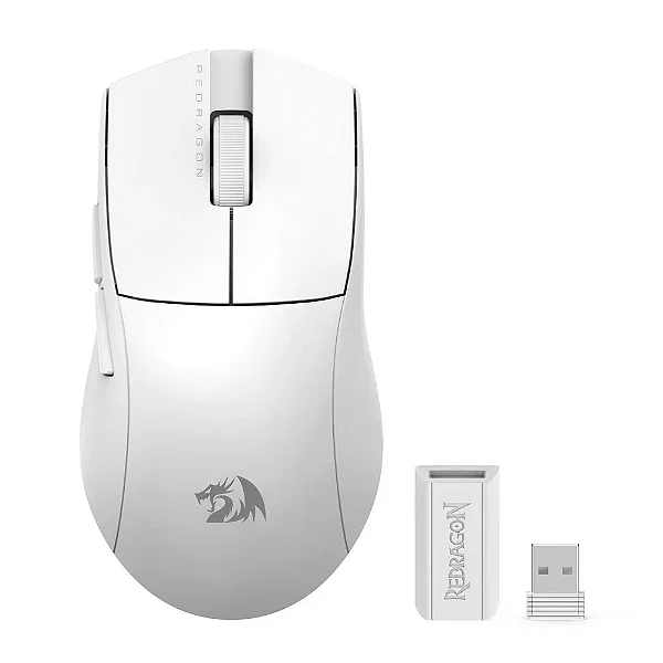 MOUSE REDRAGON KING PRO 1K WIRELESS BRANCO M916W-PRO-1K - 13822
