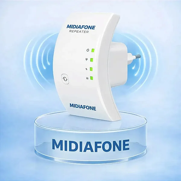 REPETIDOR MIDIAFONE 2.4GHZ 1800MBPS - 13826