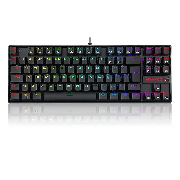 TECLADO REDRAGON KUMARA MAGNETICO RT RGB 8000HZ K552-M - 13832