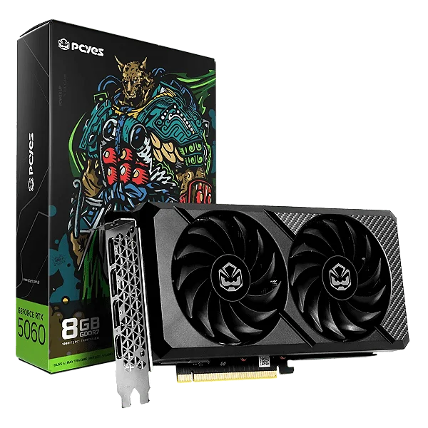 VGA Nvidia Geforce Rtx 5060 8Gb Gddr7 128Bits Dual Fan Pvrtx5060B2F128