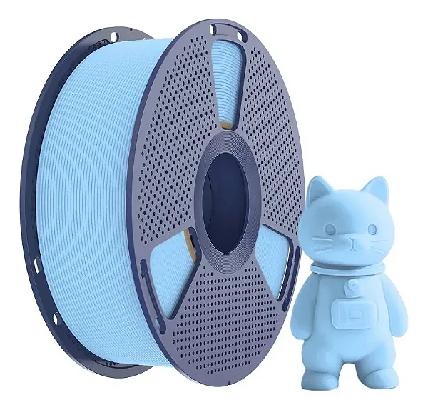Filamento Sunlu PLA Matte Fosco 1kg Azul Claro