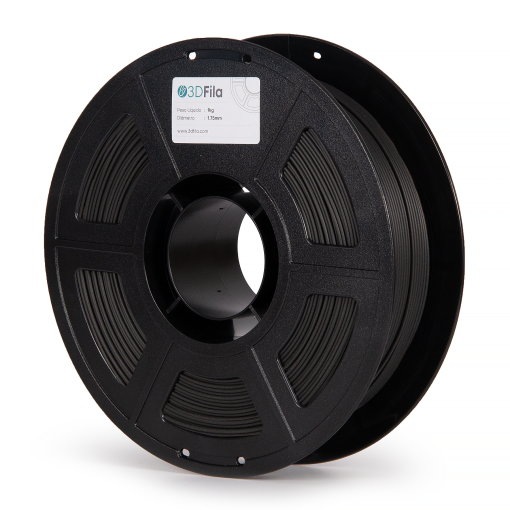 Filamento 3DFila PLA Matte Preto 1kg