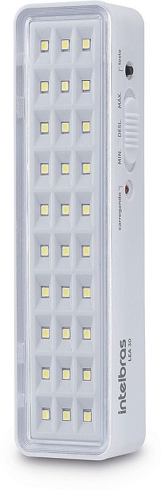 Luminária De Emergência Autônoma Lea 30 Bivolt Intelbras