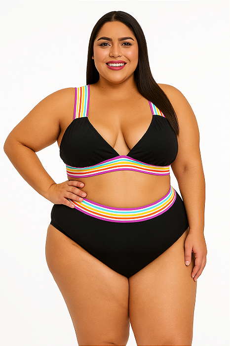 Biquínis tamanhos grandes com regulagem