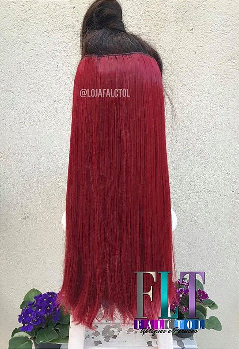 Aplique de tic tac vermelho cereja