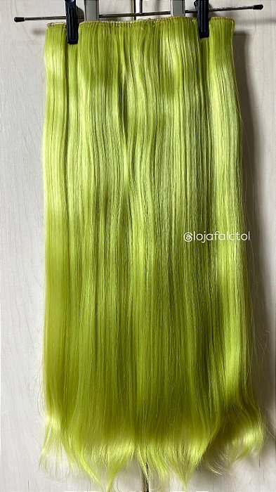 Aplique tic tac verde liso 60cm