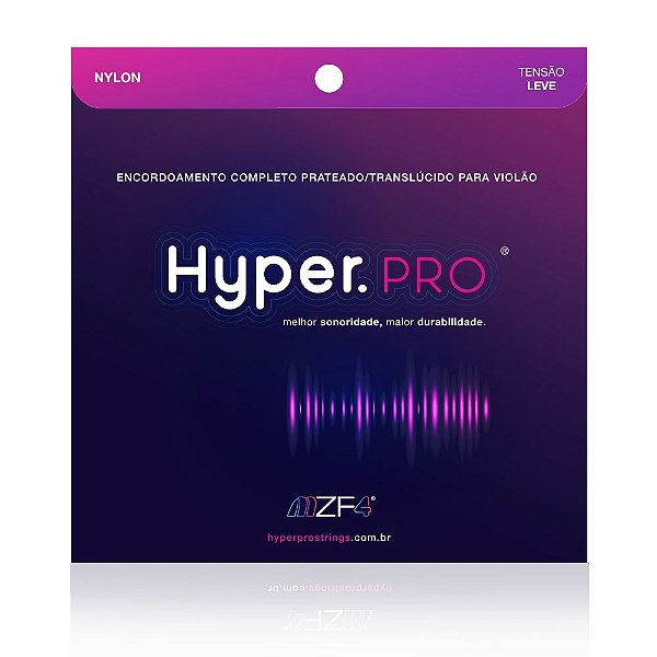 Encordoamento para Violão Hyper Pro Nylon Leve Full