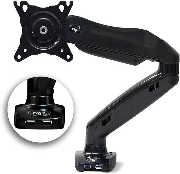 Suporte para Monitor Articulado Elg F90USB
