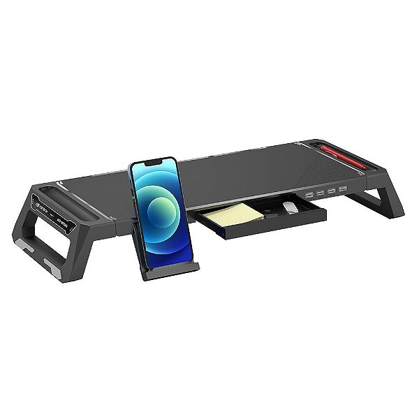 Base para Monitor C3Tech BM-100 Preto