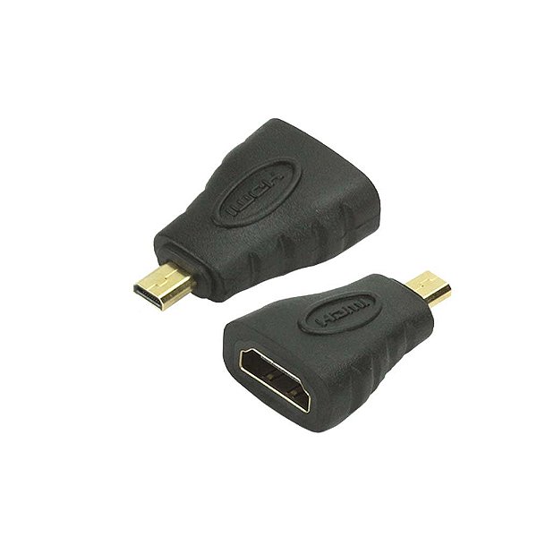 Adaptador Micro HDMI Macho Para HDMI Fêmea PIX 003-8503HC